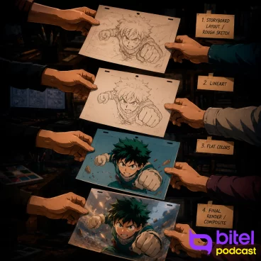El detrás de la creación de los animes.